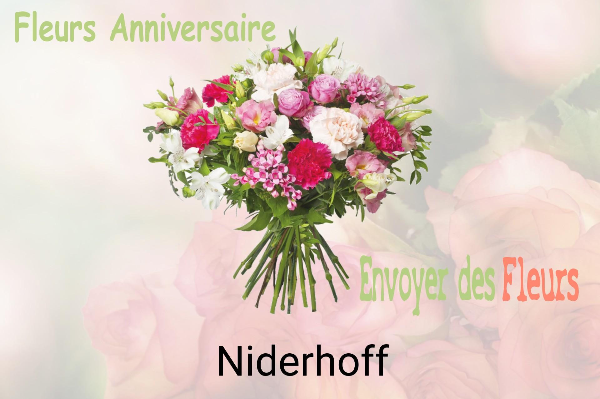 Bouquet de fleurs d’anniversaire livré à Niderhoff