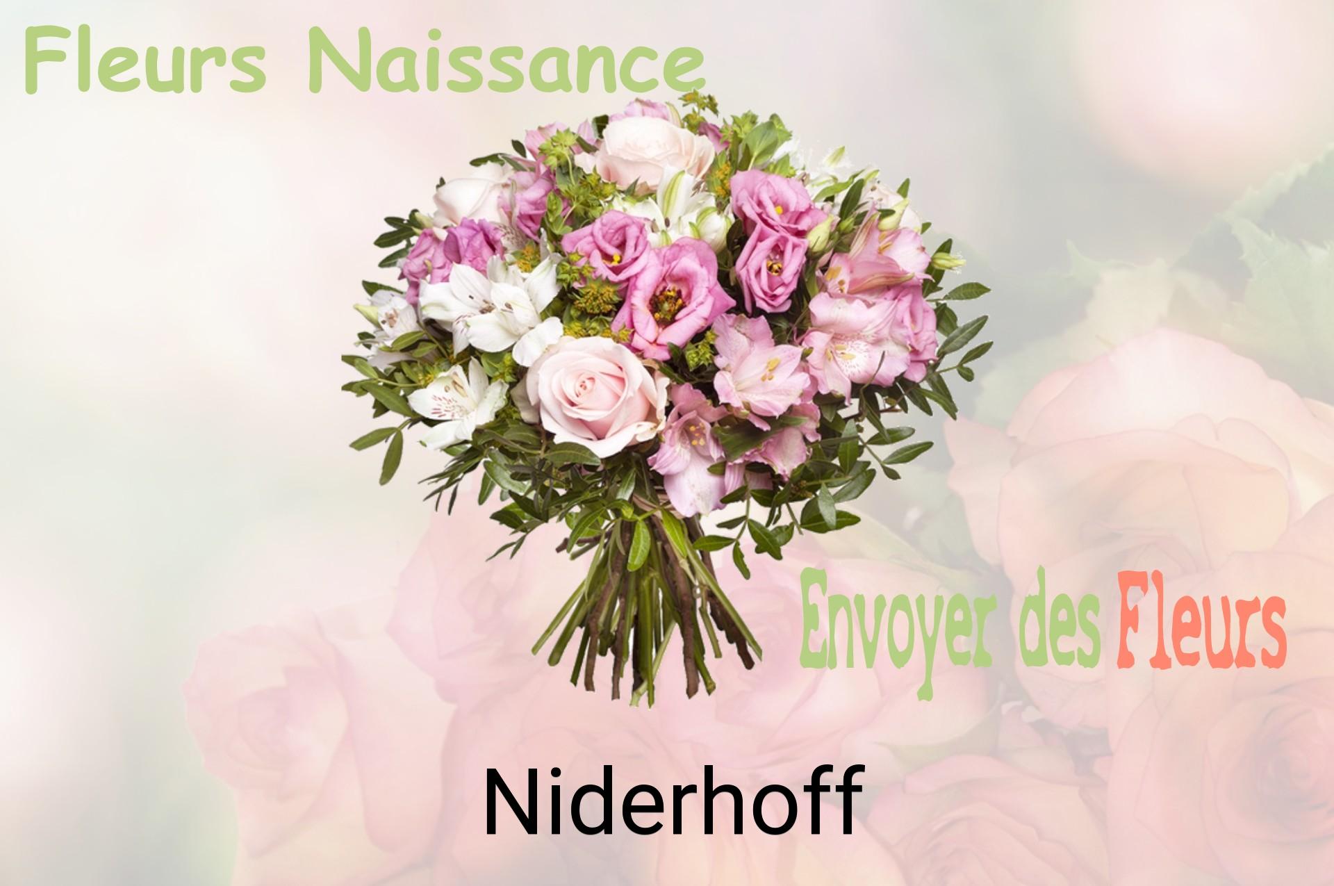 Bouquet de fleurs de naissance livré à Niderhoff
